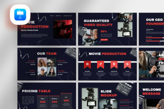 Movie Production Keynote Template